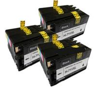 MRHZKE Cartucho de Tinta COAAP 711 para Impresora electrónica Designjet T120 T520 de 24 Pulgadas con Chip para 711 XL(12PK - 3BK 3C 3M 3Y)