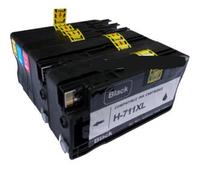 MRHZKE Cartucho de Tinta COAAP 711 para Impresora electrónica Designjet T120 T520 de 24 Pulgadas con Chip para 711 XL(5pk - 2BK 1C 1M 1Y)