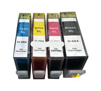 MRHZKE Cartucho de Tinta Conjunto de Modelos de Impresora 5510 5515 5520 B8550 B8553 C6300 C6380 C5300 D5460 D5463 B109A Uso de 564xl de reemplazo de reemplazo de Recarga de Tinta