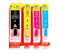 MRHZKE Cartucho de Tinta Recargable BCI3 BCI 6 PGI-3 para Varias impresoras, Incluidas IP3000 IP4000 MP760 MP780 MP790 IP3100 S630 S520 IP5000 MP750 S450(Empty Cartridge 4X)