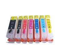 MRHZKE Cartucho de Tinta Recargable BCI3 BCI 6 PGI-3 para Varias impresoras, Incluidas IP3000 IP4000 MP760 MP780 MP790 IP3100 S630 S520 IP5000 MP750 S450(Empty Cartridge 7X)