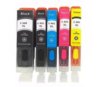 MRHZKE Cartucho de Tinta Recargable PGI-680XL CLI-681XL con Chip de Arco para TS9160 TS9560 TS6360 TS6365 TR7660 Impresoras(5Color 1set)