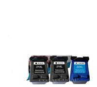 MRHZKE Cartucho de Tinta Rellenado para impresoras 21 22 XL para impresoras Deskjet D1560 D2360 F2180 F4140 F2187 F2224 F2280 F2290 F4172 F4180 F4190(5PK-3BK 2C)