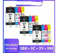 MRHZKE Cartuchos de Tinta de 8 Paquetes para OfficeJet Pro 6230 6830 Reemplazo de impresoras de la Serie para 934XL 935XL(3set 12PK)