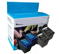 MRHZKE Cartuchos de Tinta recargados para Deskjet 3915 3920 D1530 D1320 D1311 D1455 F2100 F2280 F4100 F4180 Modelos 21 22(2set-4pcs)