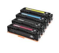 MRHZKE Cartuchos de tóner para la Impresora láser de Color M282 M283 M255 Reemplazo de la Serie para 206A 207a sin Chip(Yellow)