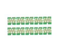 MRHZKE Chip de Cartucho de Tinta Blanca T7251 T7254 T725A para Surecolor F2000 F2100 SC-F2000 SC-F2100 Impresoras T725A00 Chips Blanco(10pcs T7251 BK)