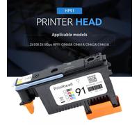 MRHZKE Impresión para la Serie DesignJet Z6100 C9460A C9461A C9462A C9463A Impresora(A Set 4pcs)