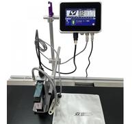 MRHZKE Impresora de inyección de Tinta automática YAOMATEC de 12,7mm para Fecha de caducidad e impresión de máscara Compatible con inyección de Tinta térmica TIJ en 27 Idiomas