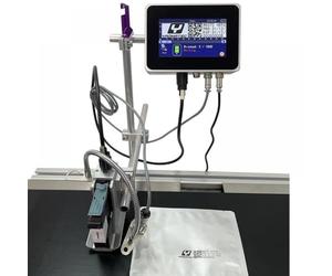 MRHZKE Impresora de inyección de Tinta automática YAOMATEC de 12,7mm para Fecha de caducidad e impresión de máscara Compatible con inyección de Tinta térmica TIJ en 27 Idiomas