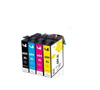 MRHZKE Ink Cartridges For Expression Home XP2200 XP3200 XP3205 XP4200 WF2910 WF2930 WF2935 by Qualicom 604 604XL