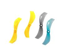 MRHZKE Juego de 8 hélices CCW CW CW 2-1610 1 6x10 1 6x15 40mm CCW CW para avión teledirigido compatible con piezas de motor sin escobillas de copa hueca (4 pares 1610 amarillo)