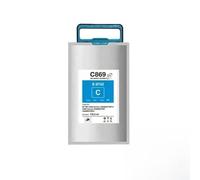 MRHZKE Juego de Cartuchos de Bolsa de Tinta T9741 T9742 T9743 T9744 para Usar con la Impresora Workforce Pro WF-C869R WF-C869RDTWFC WF-C869RD3TWFC(Cyan)