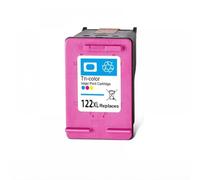 MRHZKE Juego de Cartuchos de Tinta compatibles 122XL para Deskjet 1000 2050 3050, Incluye 1 Negro y 1 Color, Paquete de 2(1C)