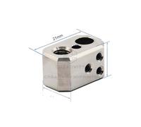 MRHZKE Kit de actualización de hotend Compatible para i3 mk4 XL con 24V 40W Cartucho del Calentador Termistor Bloque de calefacción Boja bimetal Boquilla(Heating Block)