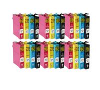 MRHZKE Los Cartuchos de Tinta para T0711 T0712 T0713 T0714 para Modelos de Impresora Estilos SX215 SX218 SX400 SX405 SX410 SX415 SX510W(6set 24PK)