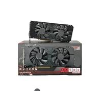 MRHZKE RX580 2048SP 8G GDDR5 Tarjeta gráfica de 256 bits para PC de Escritorio Compatible con Salida DV DP HDMI DP
