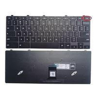 MRHZKE Teclado portátil Compatible para Chromebook 11 5190 2-In-1 3100 La Serie Funciona con Modelos 0h06WJ 00D2DT(with Lock Sign)