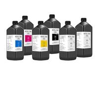 MRHZKE Tinta 6x1000ml para Cabezales de impresión compatibles L800 L805 L1800 1390 1410 1500W R1900 R2000 R3000 4880 7880 y DX5 DX7(KCMY W W (Hard))