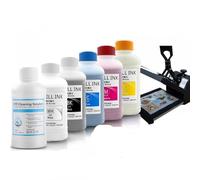 MRHZKE Tinta con Polvo de Limpieza 250ML X 6 DTF Compatible con impresión de película de Transferencia Directa para Varios Modelos, incluidos L1800 L805 XP600 TX800 XP15000 1390 7880 7890