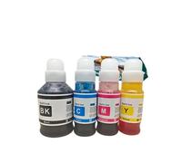 MRHZKE Tinte de Tinta Recarga 4 Paquete para GM2020 GM4050 G4050 G5050 G6050 GI-10 GI-20 GI-40 GI-50 GI-70 GI-90