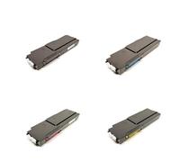 MRHZKE Tóner remanufacturado Negro 10,5 K Compatible with impresoras C400 y C405, Paquete de 4 Colores: 106R03524, 106R03525, 106R03526, 106R03527 (10 500 páginas en Negro y 8000 páginas en Color)