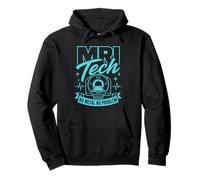 MRI Tech No Metal No Problem Tecnólogo de imágenes médicas Sudadera con Capucha