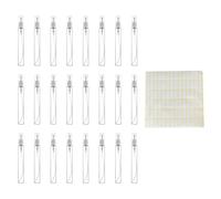 MRiiVE 50 Uds. Botella Pulverizadora de 10ML, Pequeño Embalaje Cosmético, Atomizador, de Perfume, Atomizador, Contenedor de Líquido para Viajes