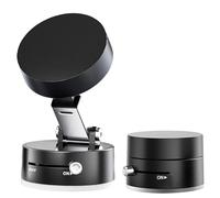 MriiVox Soporte Magnético para Teléfono para Automóvil,Soporte Magnético de Vacío Ajustable 360°,Soporte Plegable Portátil con Succión Magnética,Soporte para Teléfono Negro para Coche,Gimnasio, etc