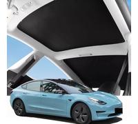 MRIKOL Tesla - Parasol de Techo de Vidrio para Modelo 3 Highhland 2024, Techo Delantero y Trasero, Techo Solar, protección contra Rayos UV, Aislamiento térmico, protección Solar, protección Solar