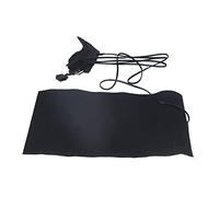 Mrisata Almohadilla térmica eléctrica USB para ropa de 3 velocidades, impermeable, chaleco de fibra de carbono, calentador de chaleco de invierno