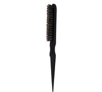 Mrisata Cepillo de Pelo Profesional para Peinados Largos, Cortos y Voluminosos, Herramientas de Peluquería, Peines de de Rata para Cabello Fino, Peinado de Espalda, Levantami (Negra)
