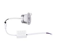 Mrisata Luz LED Empotrada, Mini Luz de Techo Empotrada con ángulo Ajustable y Pantalla de Alta transmisión; Iluminación Suave y sin deslumbramientos; Amplio Rango de Voltaje AC 85 (blanca cálida