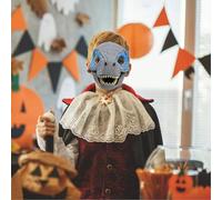 Mrisata Máscara de Dinosaurio de Látex, con Mandíbula Móvil para Fiesta de Disfraces de Navidad de Halloween (#1)