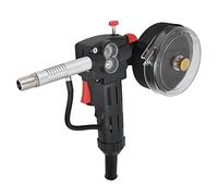 Mrisata Pistola de Carrete de Soldadura Accesorio de Soldador MIG, Herramienta de Soldador de Gas Refrigerada por Aire de Aluminio con Caja de Carrete Cerrada para Soldadura a Gran