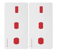 Mrisata Tarjetas de Entrenamiento de Estrabismo, 2 Tarjetas de Corrección de Ambliopía para Mejorar el Sentido Visual, Papel Recubierto Impermeable, con Guía Fácil de Usar, para P