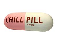 MRJ Products Almohada de píldoras para relajarse, bonita y moderna decoración de habitación, almohadas estéticas para dormitorio, adolescente, Y2K, profesor, médico, enfermera, estudiante de abogado,