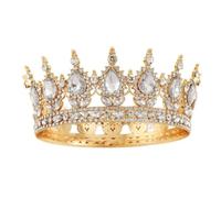 Mrkeung Cumpleaños Corona Tiara para Mujeres Joyería Princesa Reina Banda Rey Banda Accesorios Fiesta Nupcial-779