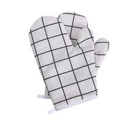 MRKU Guantes para Hornear, Guantes de Cocina para Horno, 2 Piezas, aislantes, Resistentes al Calor, Aptos para microondas, Rejilla Engrosada para Asar a la Parrilla.
