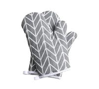 MRKU Guantes para Hornear y cocinar, 2 Unidades, aislantes, Resistentes al Calor, Aptos para microondas, con Rejilla Reforzada.