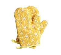 MRKU Guantes para Hornear y cocinar, 2 Unidades, aislantes, Resistentes al Calor, Aptos para microondas, con Rejilla Reforzada.