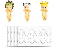 Mrltau 108 unidades de puntos adhesivos de doble cara para Sonny Baby, puntos adhesivos de doble cara, almohadillas adhesivas transparentes de doble cara, pequeñas pegatinas transparentes de doble