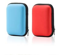 Mrltau 2 Pcs 14 * 10 * 4 cm Estuche De Cartas para Skip BO Skyjo Phase 10 UNO Cabo Juego De Cartas, Espacio para hasta 216 Cartas, Caja De Cartas Coleccionables, Caja De Cartas (Azul + Rojo)