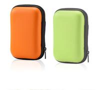 Mrltau 2 unidades de 14 x 10 x 4 cm para Skip BO Skyjo Phase 10 UNO Cabo, espacio para hasta 216 tarjetas, caja de tarjetas coleccionables, caja de tarjetas de juego (naranja + verde)