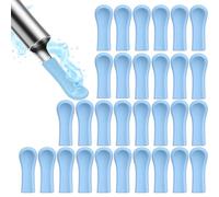 Mrltau 30 Puntas de Cuchara para los oídos, cucharas de Silicona para los oídos, Puntas de Repuesto para aspiradora de oído, Juego de Accesorios para Adolescentes, endoscopio de eliminación de cerume