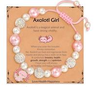 Mrltau Axolot Larmband Mädchen, Charms Armband, Axolotl Pulseras Niñas Regalos, Bracelet Charms Regalos Niñas 6 7 8 9 10 11 12 13 años,