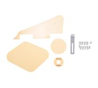 MRNHA 1 Juego de Tapas de Interruptor de Cavidad de Golpeador Amarillo los Tornillos de Soporte de la Placa del Selector de Recogida Se Ajustan Al Kit de Estilo de Guitarra