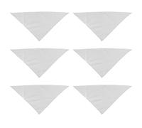 MRNHA 6 Piezas Bandanas para Mascotas en para SublimacióN Transferencia de Lavable DIY TriáNgulo Bufanda para Perro Baberos PañUelo para Perros Gatos