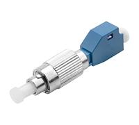 MRNHA Adaptador de Localizador Visual de Fallas de 1 Pieza, Adaptador de Conector de Fibra óPtica HíBrido, Adaptador de Modo úNico 9/125 Um FC Macho una LC Hembra