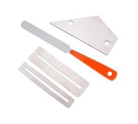 MRNHA de Pulido de Guitarra de Acero Inoxidable, Regla Niveladora de Trastes de Guitarra, Junta de Protección de Pulido de Trastes, Herramienta de Reparación de Guitarra